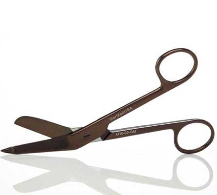 Lister Bandage Scissors 7 1/4 Super Sharp - Tungsten Carbide - Dispomed